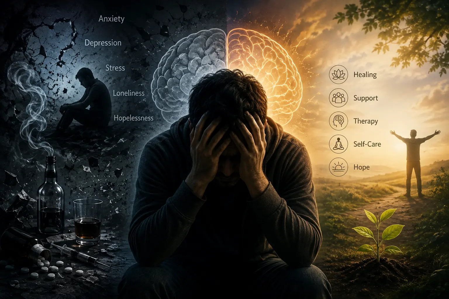 addiction and mental health