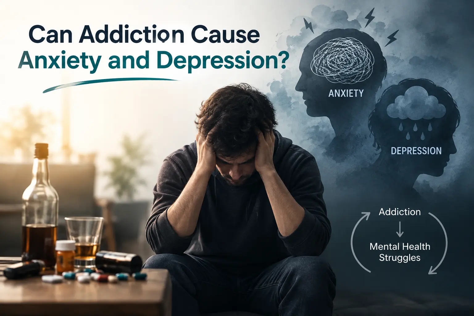 Can Addiction Cause Anxiety and Depression?